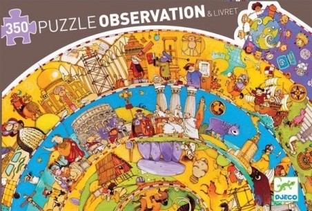 Puzzle d'observation pour apprendre l'histoire